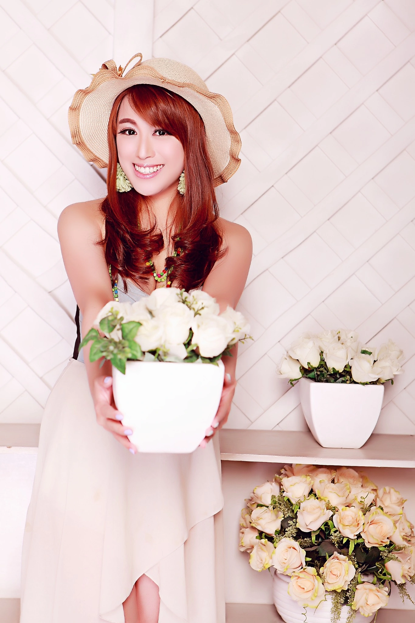 Tiffany Iris — Flower-shop portrait